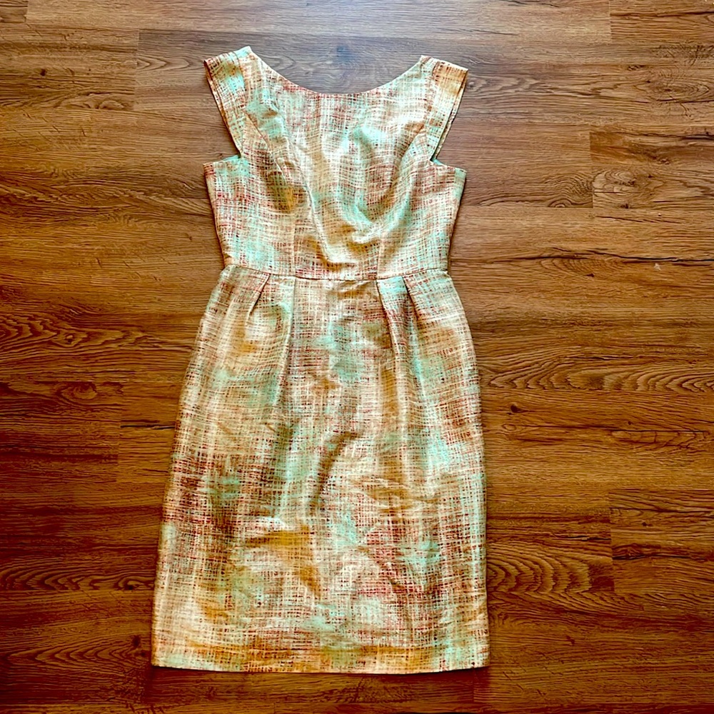 Tara Jarmon 100% Silk Sheath Dress Size 38
